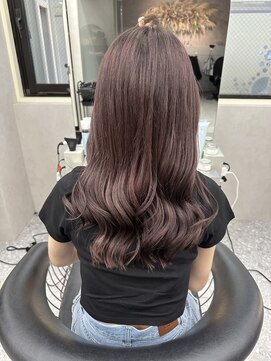 ロンド マーレ 天神大名店(Lond mare) イメチェン/チェリーブラウン/フェミニン/ダークアッシュ/束感