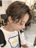 センターパートのゆるウェーブショート〔ショート/銀座〕