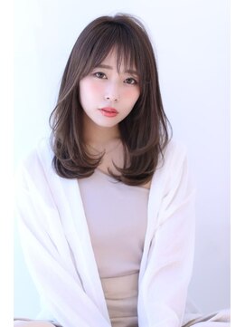 オーロ 緑地公園店(ORO) 小顔ボブ抜け感オリーブアッシュフェザーバングボブルフグラボブ