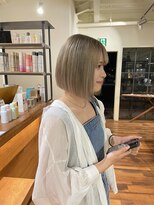 ミラコ(milaco)&nbsp;パッツとボブ×ハイトーンカラー