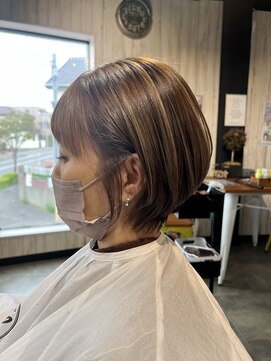 フィール ヘアー(feel hair) ショート×ハイライト