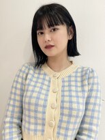 ヨーク(YOKE)&nbsp;【 YOKE 】ワイドバングパッツンボブ暗髪艶髪