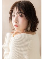 カバーヘアアンドスパ ブリス 浦和(COVER HAIR&SPA bliss)&nbsp;インナーカラーハイライト外ハネボブウルフZ浦和20代30代40代