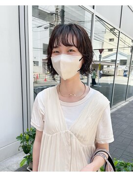 カフ(CAF) CAF FUKO ミニボブ/ニュアンスパーマ/ゆるパーマ/大阪/心斎橋