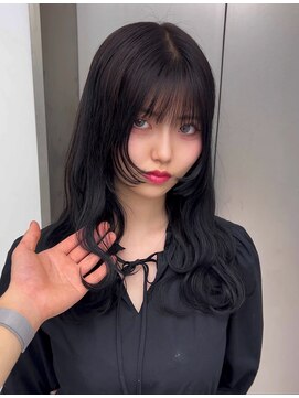 ビューナゴヤ 名駅(VIEW NAGOYA) 前髪カタログ/イメチェンスタイル／ウェーブパーマ/ミディ