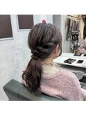 ローポニーアレンジ