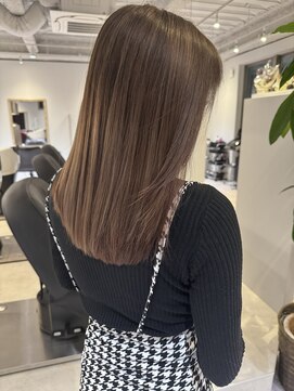 マルフェ 天王寺(marfe) マロンベージュ#透明感カラー/髪質改善