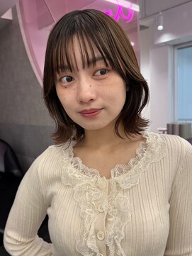 ロンドワン 三宮元町(Lond one) くびれボブ/あご下3センチボブ