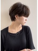 マッシュショート 耳かけ 似合わせ 小顔 カット レイヤー
