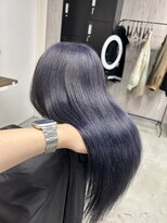 ジゼル 中津大分(GiseL)&nbsp;透明感パープル　中津ケアブリーチ髪質改善艶カラー