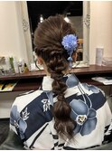 ヘアセット×浴衣着付け