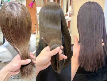 ネオリーブシェリエ 浅草店(Neolive cherie)の写真/[カット+カラー+保湿トリートメント￥9350]髪質/ダメージに合わせて最適なトリートメントをご提案☆