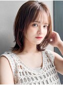 こなれヘアくびれヘアシースルーバング外ハネボブ結べるボブ