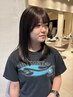 【さらつやストレートに】似合わせカット＋酸性ストレート