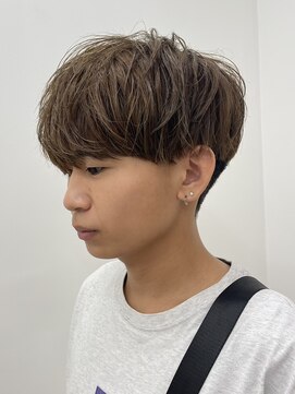メンズ ニール 名古屋 伏見 丸の内(men's NEELU) 【Neelu_hachi】マッシュ　ミルクティーベージュ
