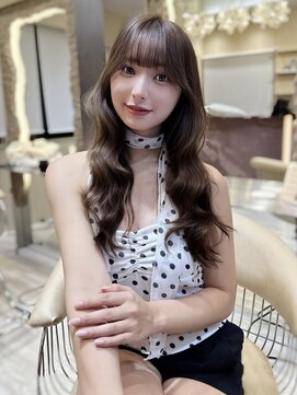 ロンドガーネット 池袋(Lond garnet) オリーブグレー/レイヤーカット/黒髪/マロンベージュ/池袋