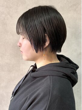 エンクス(enx) 着物ヘア/ダークアッシュ/ミディアムレイヤーカット/鶴ヶ峰YM14