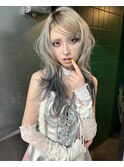 ハッシュカットシャギーウルフレイヤーカットエクステレイヤー