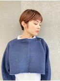 ハンサムショート/丸みショートボブ/20代30代40代50代/顔周り 
