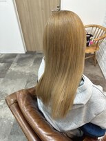 グッディ 倉敷笹沖店(GOOD-DAY)&nbsp;髪質改善カラー×ブリーチ×ミルクティベージュ