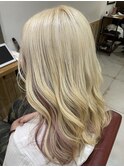 ピンクインナーイエローベージュ