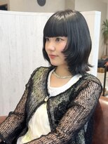 カモン(CAMON) 顔周りレイヤー × くびれボブ