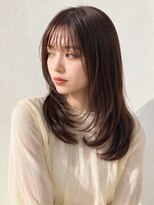 ヘアサロン レア 高崎(Lea)&nbsp;内巻きお姫様オフィスおフェロ大人前髪重めロングかわいい