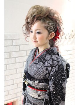 ヘアーグランデシーク(Hair Grande Seeek) Seeek Style  成人式SET+コーンロー