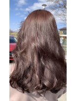 ごっこル~ム 【ブリーチ無し】透明感たっぷりピンクアッシュ