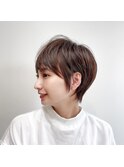 似合わせカットアースカラーくびれヘア地毛風カラー渋谷韓国