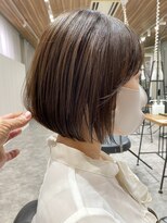 オレンジドロップ 長岡駅店(orange drop)&nbsp;20代30代40代/ナチュラルショート/前下がり/ブラウンベージュ