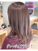 エムプラス センター北(M.plus)&nbsp;髪質改善カラー×暖色系カラー×グレージュブラウン