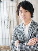オシャレビジカジ黒髪ショートウルフc