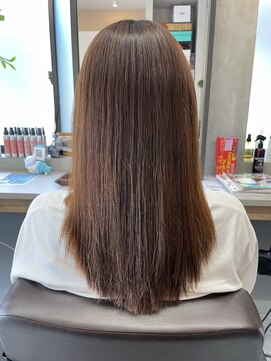 カームリーヘアー(calmLY HAIR) 前髪/アンブレラカラー/こなれミディ/イメチェン/ウェーブパーマ