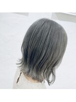 アロマ ヘアルーム 池袋店(AROMA hair room)&nbsp;うるツヤシアーグレージュ外ハネエアリーボブ/池袋