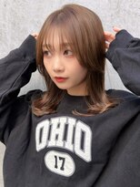 ベイルーム(BAYROOM by HONEY omotesando)&nbsp;大人可愛い20代30代40代小顔韓国レイヤー×ラテベージュ