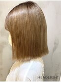 ライトベージュ×切りっぱなしボブ_SP20210914_2