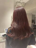 ガリカ 渋谷(Gallica)&nbsp;【小岩井美希】フェミニンロング/艶髪ピンクブラウン/大人暗髪