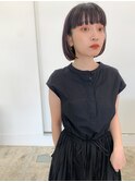 黒髪ボブ 暗髪
