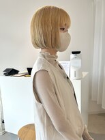 コト 福井大和田店(coto)&nbsp;福井　大和田　ハイトーン　ブロンドヘア　ボブ　10代　20代