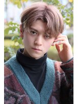 ノイセル 心斎橋(Noisyle)&nbsp;韓流ハイトーングレージュカラーセンターパート