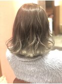 毛先グラデーションカラー