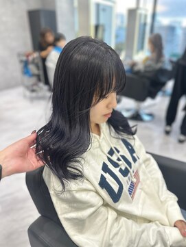 シーエスメイドバイシャチュー 栄店(CS made by SHACHU) ラベンダー/似合わせカット/フェミニンロング