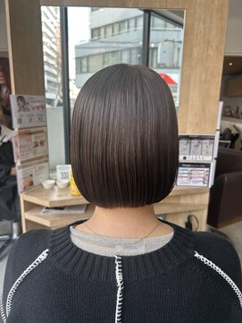 ロックワークオレンジ 西中島店(ROCK WORK ORANGE) お手入れ簡単♪ 丸みボブ