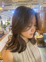 リノショアーズ 元町店(RINOSHORES) ★くせ毛風カール20代30代40代◎アッシュベージュ前髪小顔