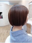 【テラコッタ・ブラウンカラー】でトレンドの艶感を・北区美容室