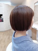 アール 志茂店(R)&nbsp;【テラコッタ・ブラウンカラー】でトレンドの艶感を・北区美容室