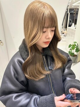 エンター 天神店(ENTER) ブリーチカラー/ブロンドベージュ/韓国レイヤー/ENTER 天神店