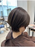 20代30代40代前下がりストレート大人ボブリップライン