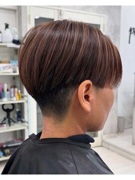 プライズ 表参道原宿店(prize) 刈り上げショートナチュラルハイライトカラーブリーチ